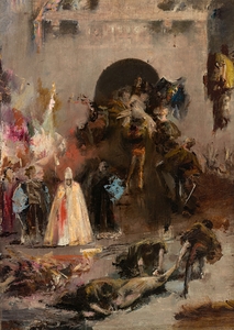 Scene from the Spanish Inquisition [circa 1868–70] by Henri Regnault [1843–1871]